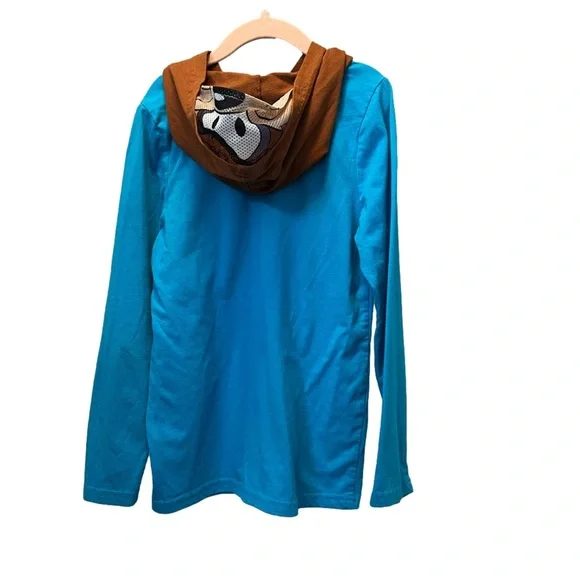 Space Jam Taz Hood Youth Shirt Size 10 Long Sleeve T-Shirt Throw Back 90’s - Picture 2 of 4